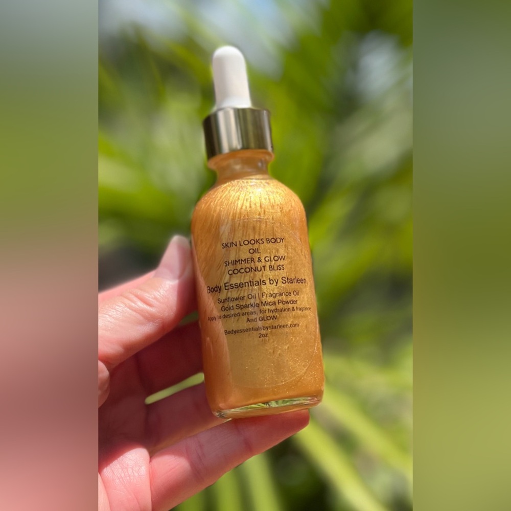SKIN LOOKS GLOW Body Oil GLOW SHIMMER SHINE 2oz